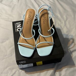 INC International Concepts Women's Sky Blue Heels